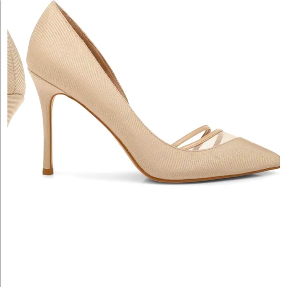 ZAC Zac POSEN “Valerian” Mesh Inset Pumps- Latte - Picture 4 of 14